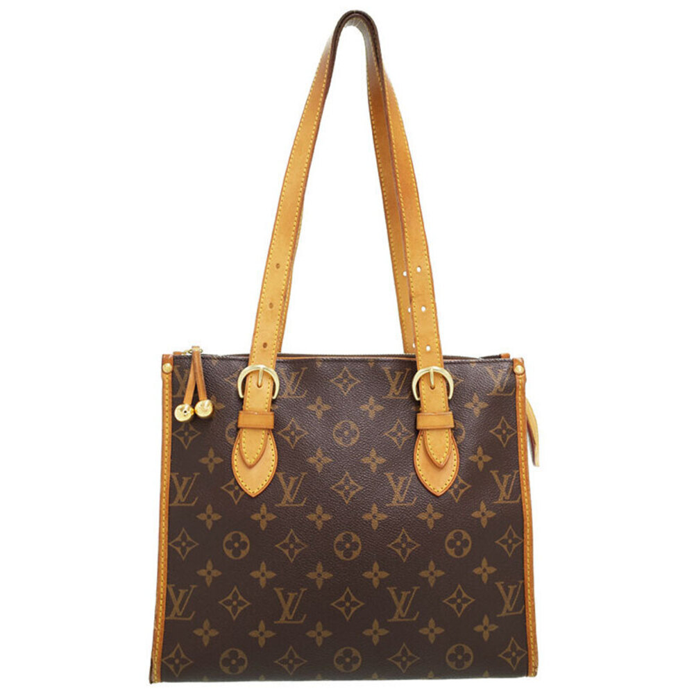 Louis Vuitton Bag Monogram Shoulder Brown Leather Popincourt - Picture 2 of 8